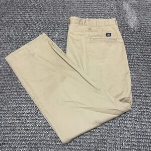 Dockers Golf Mens W42 L30‎ Khaki Pleated Front Cotton Chinos Golf Pants